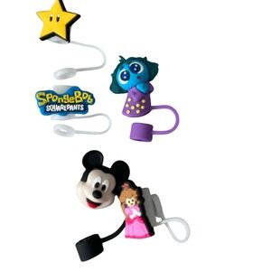 Anime, Disney Straw Cover Caps for Tumblers